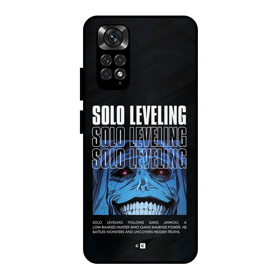 Solo Leveling Typo Metal Back Case for Redmi Note 11 Pro Plus 5G