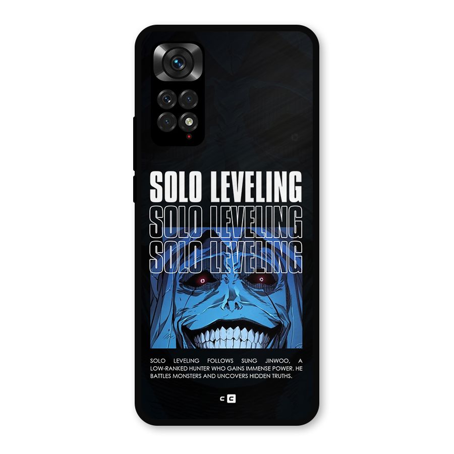 Solo Leveling Typo Metal Back Case for Redmi Note 11s