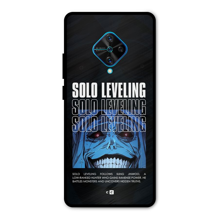 Solo Leveling Typo Metal Back Case for Vivo S1 Pro
