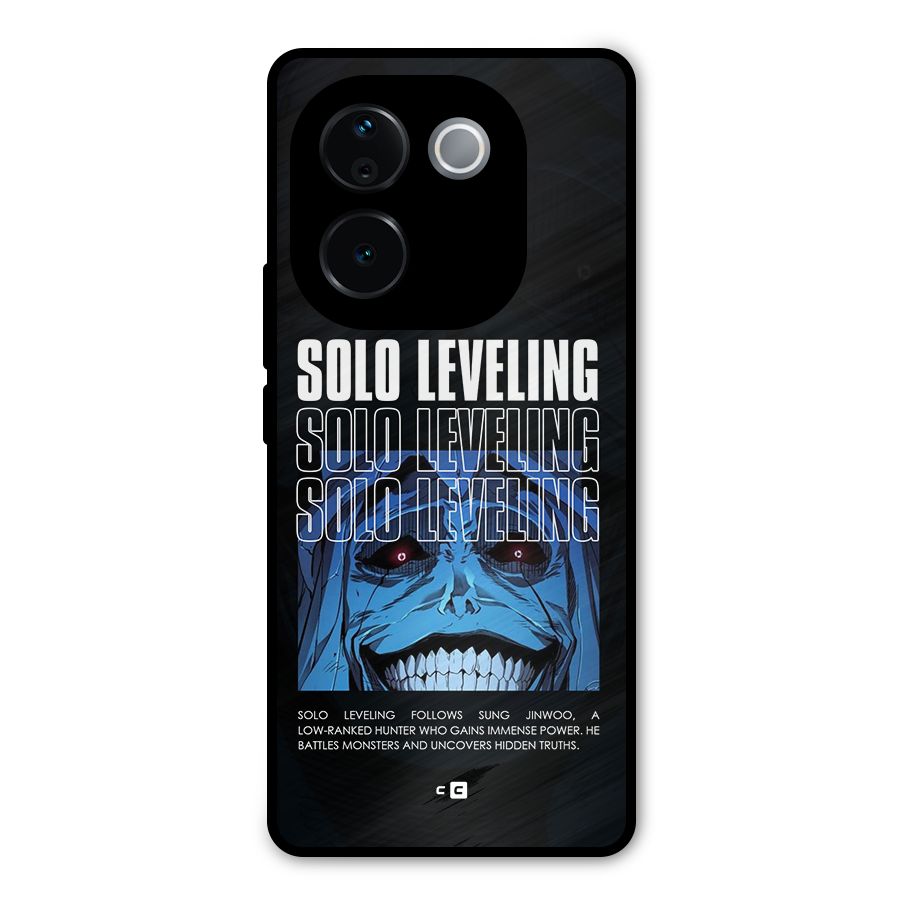 Solo Leveling Typo Metal Back Case for Vivo T3 Pro