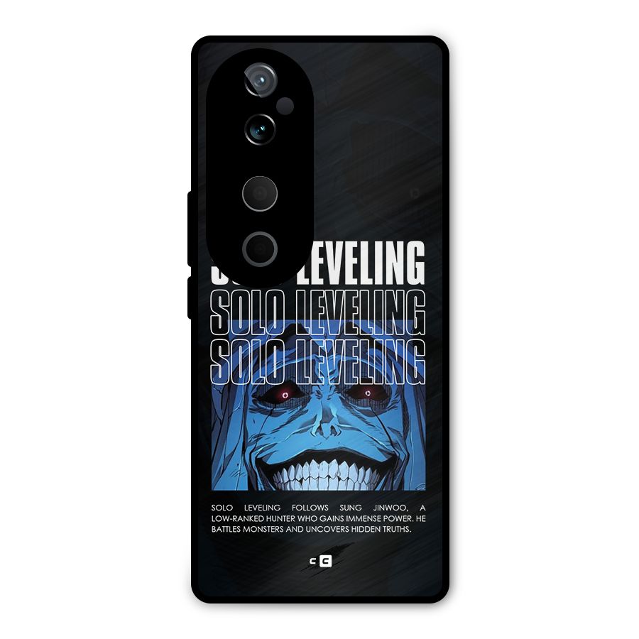 Solo Leveling Typo Metal Back Case for Vivo T3 Ultra