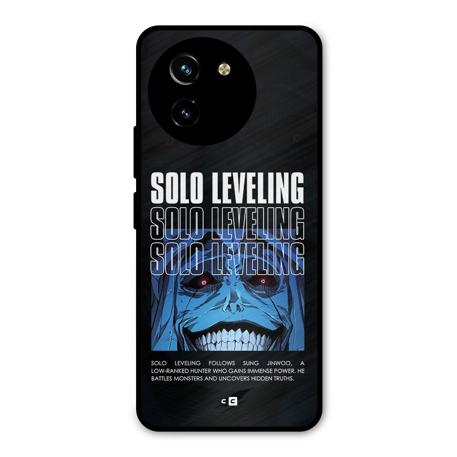 Solo Leveling Typo Metal Back Case for Vivo T3x