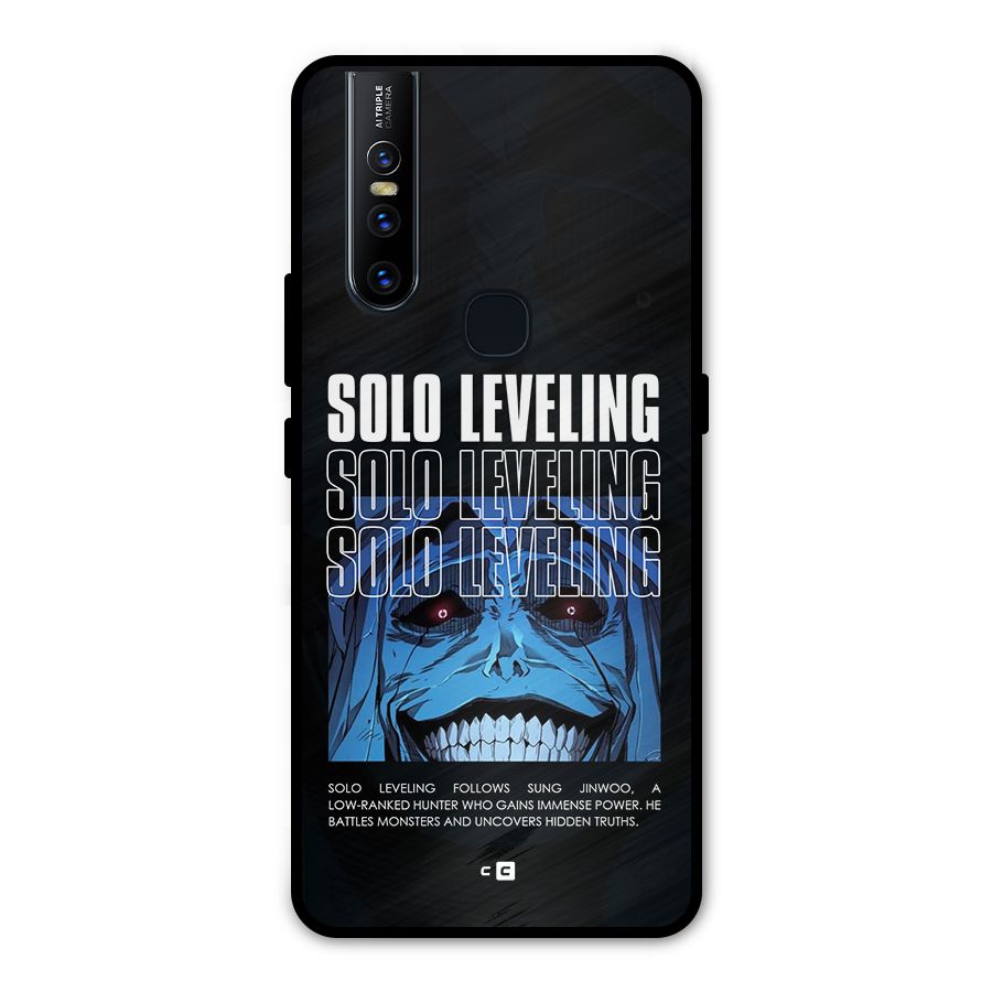 Solo Leveling Typo Metal Back Case for Vivo V15