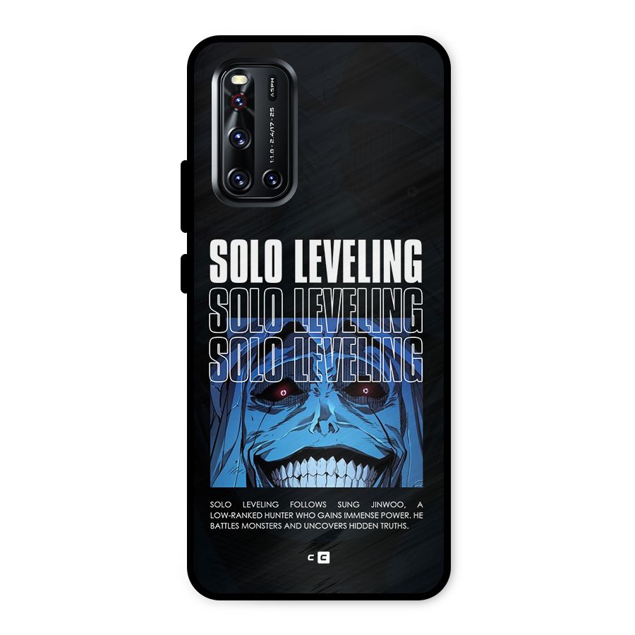 Solo Leveling Typo Metal Back Case for Vivo V19