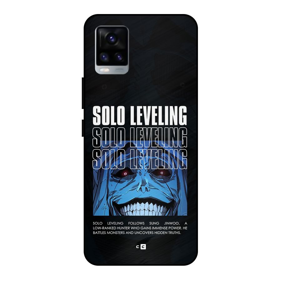 Solo Leveling Typo Metal Back Case for Vivo V20