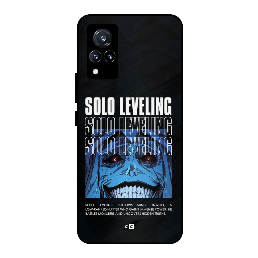 Solo Leveling Typo Metal Back Case for Vivo V21 5G
