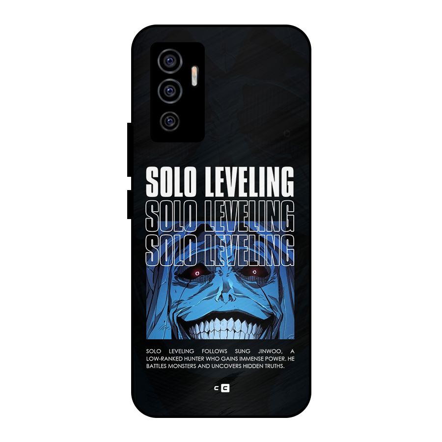 Solo Leveling Typo Metal Back Case for Vivo V23e