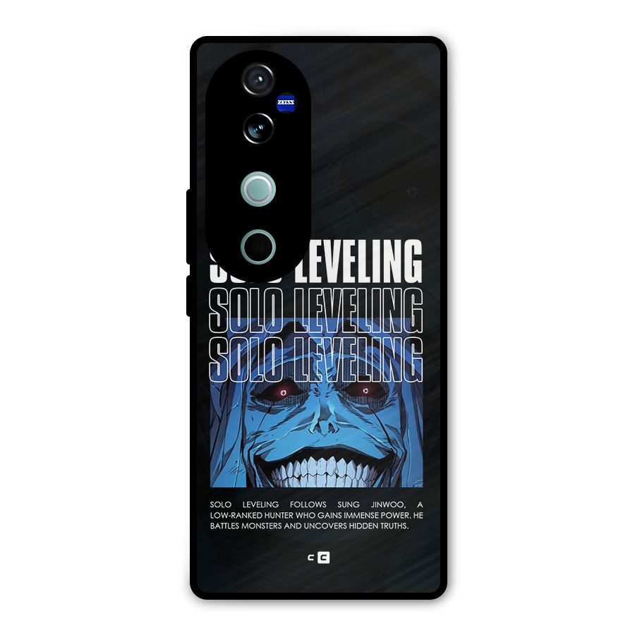 Solo Leveling Typo Metal Back Case for Vivo V40