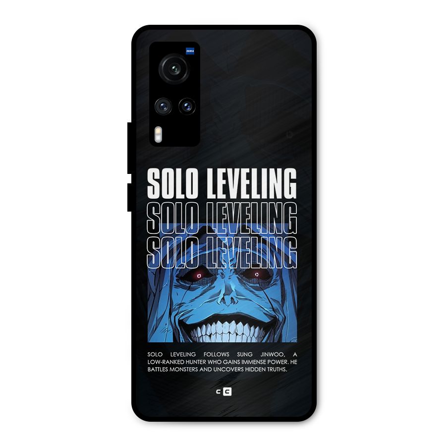 Solo Leveling Typo Metal Back Case for Vivo X60