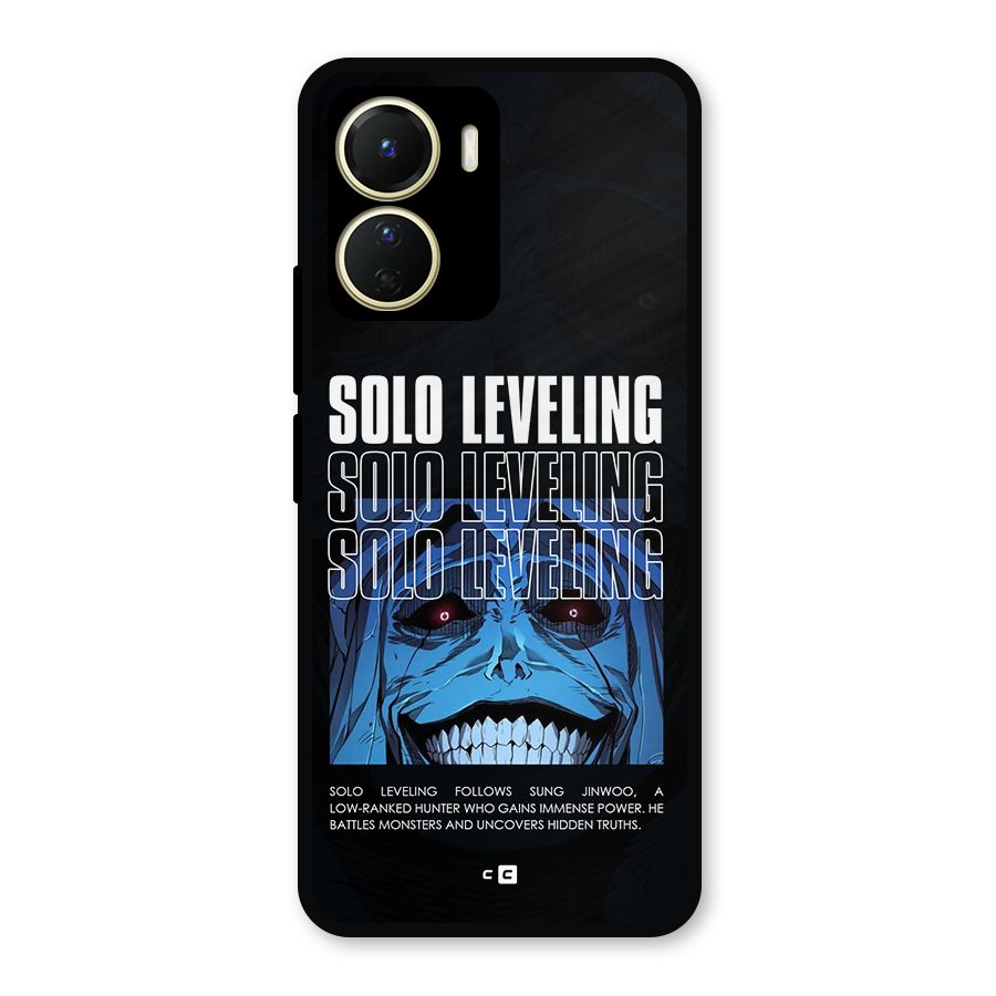Solo Leveling Typo Metal Back Case for Vivo Y16