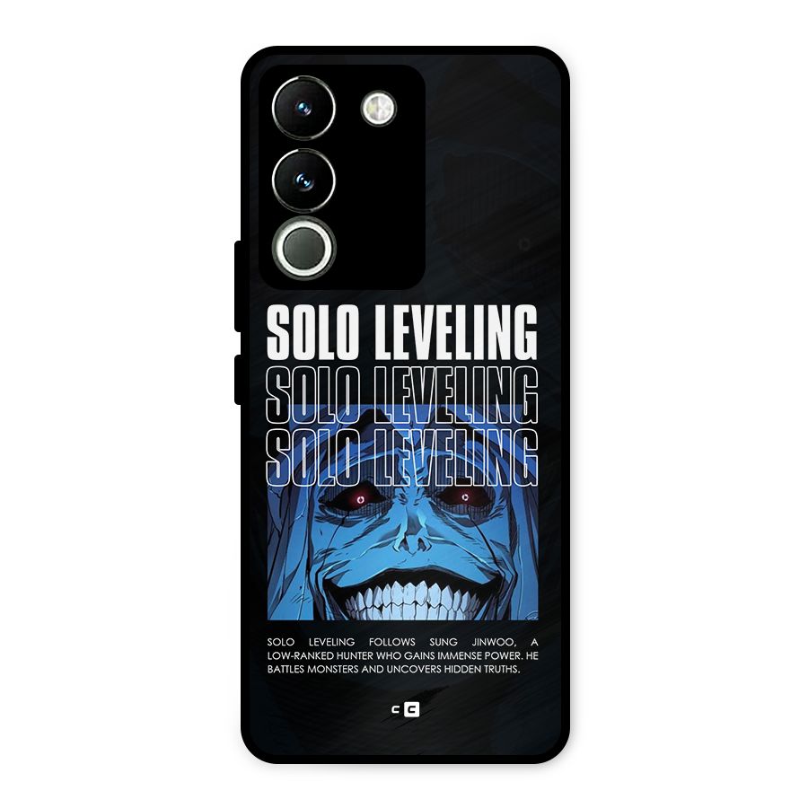 Solo Leveling Typo Metal Back Case for Vivo Y200