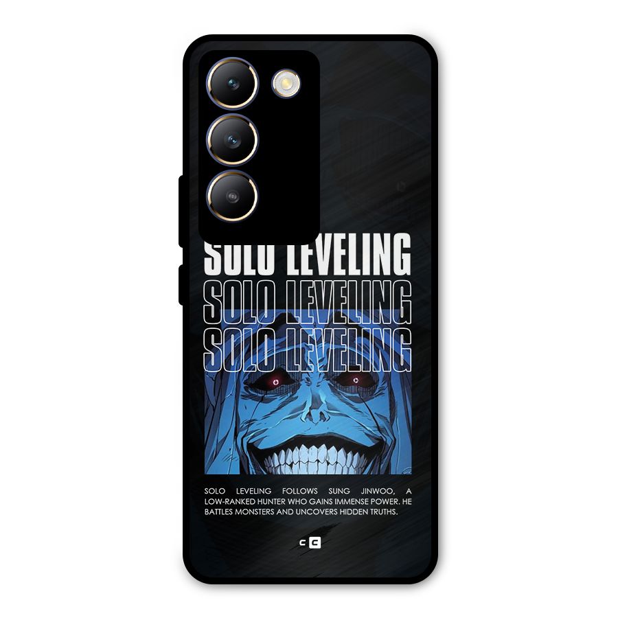 Solo Leveling Typo Metal Back Case for Vivo Y200e