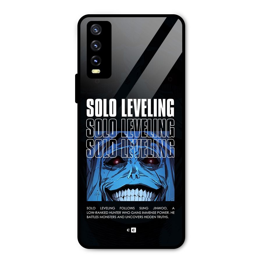 Solo Leveling Typo Metal Back Case for Vivo Y20i