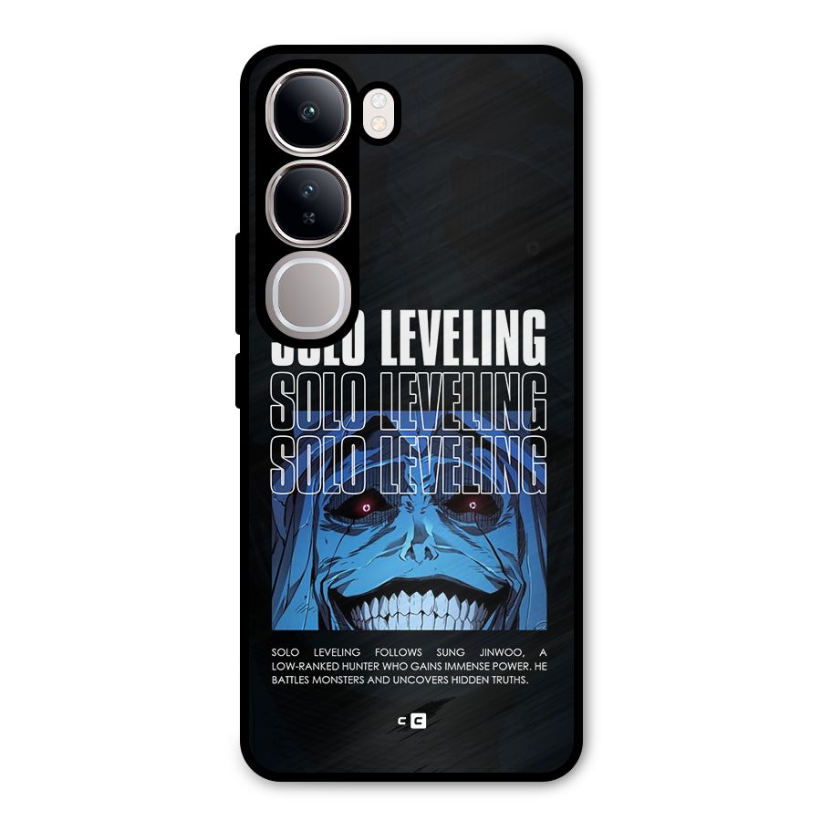 Solo Leveling Typo Metal Back Case for Vivo Y300