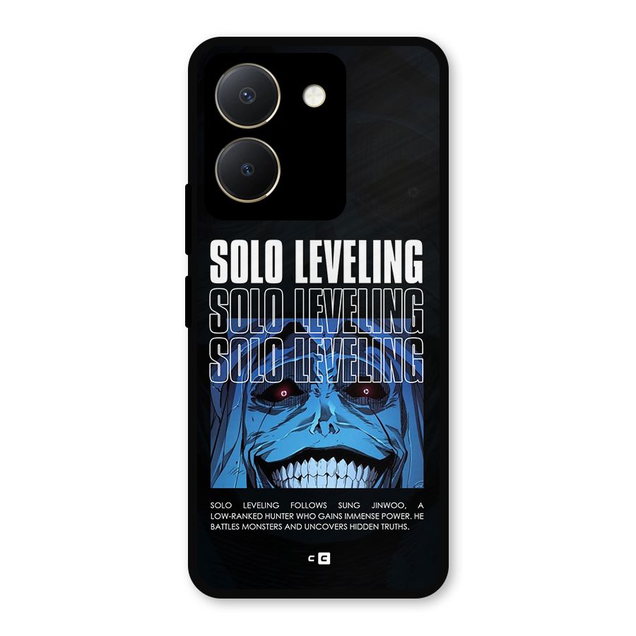 Solo Leveling Typo Metal Back Case for Vivo Y36