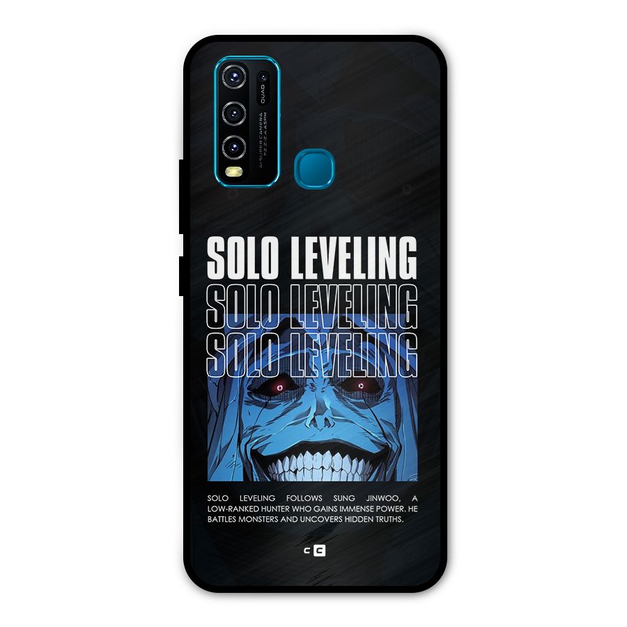 Solo Leveling Typo Metal Back Case for Vivo Y50