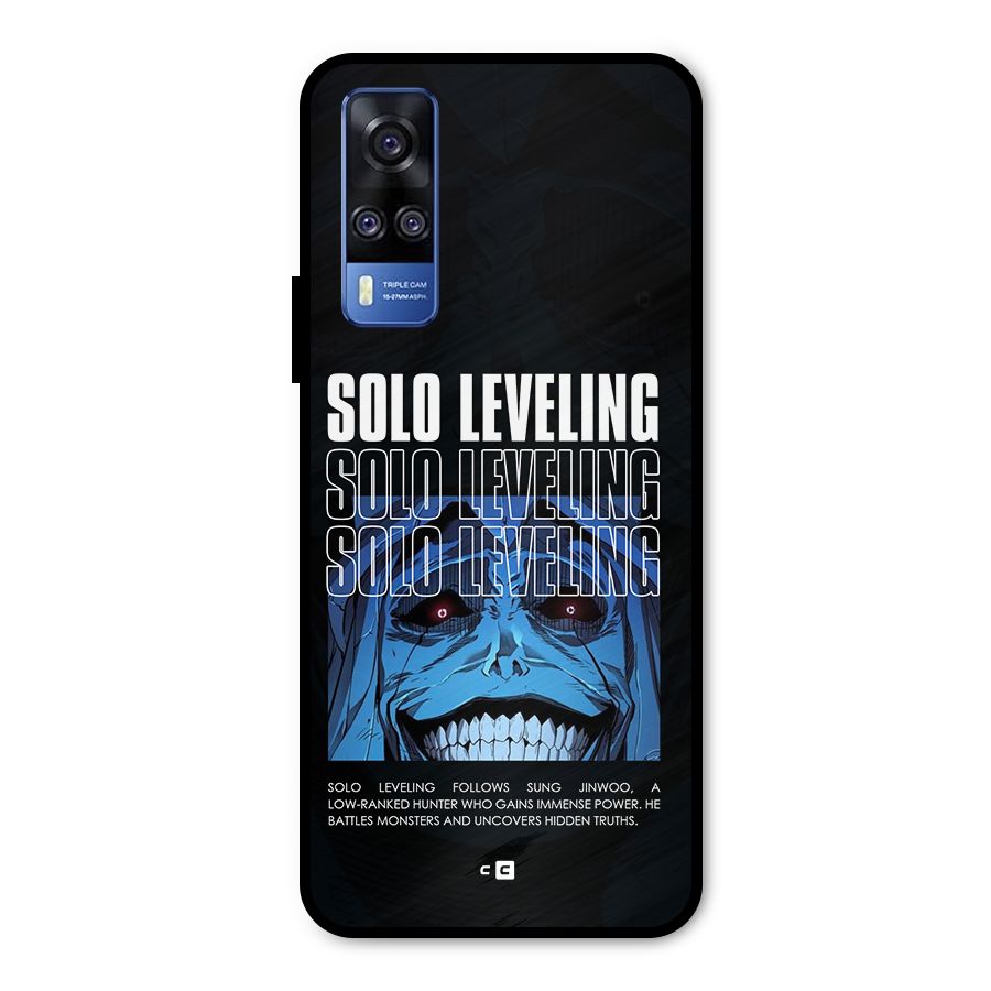 Solo Leveling Typo Metal Back Case for Vivo Y51A