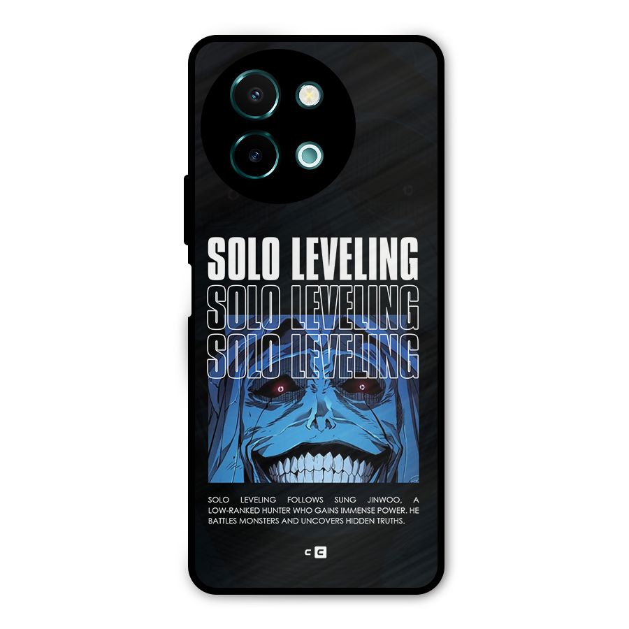 Solo Leveling Typo Metal Back Case for Vivo Y58