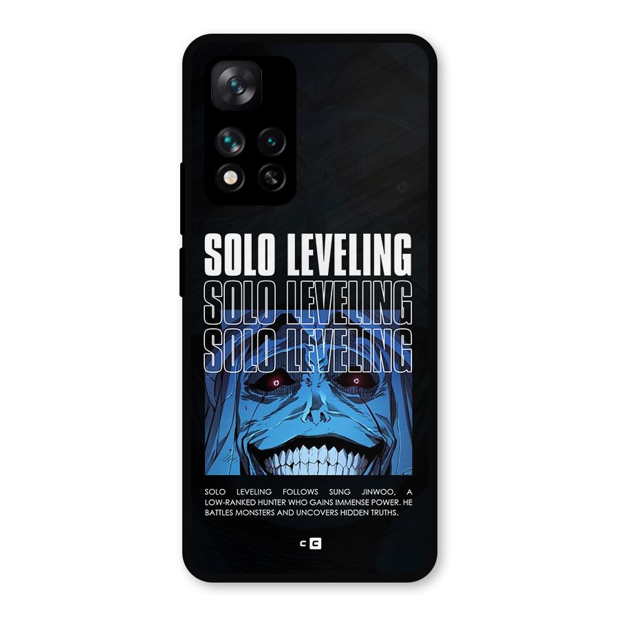 Solo Leveling Typo Metal Back Case for Xiaomi 11i Hypercharge 5G