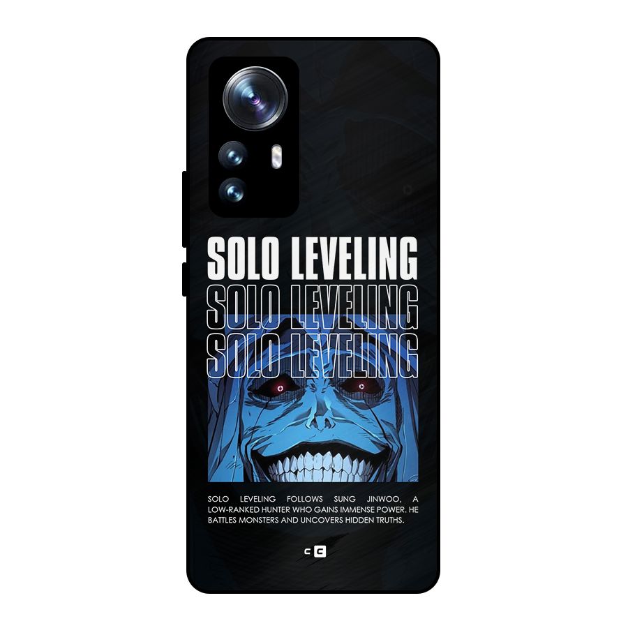Solo Leveling Typo Metal Back Case for Xiaomi 12 Pro