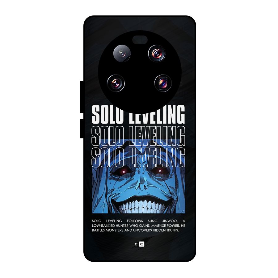 Solo Leveling Typo Metal Back Case for Xiaomi 13 Ultra