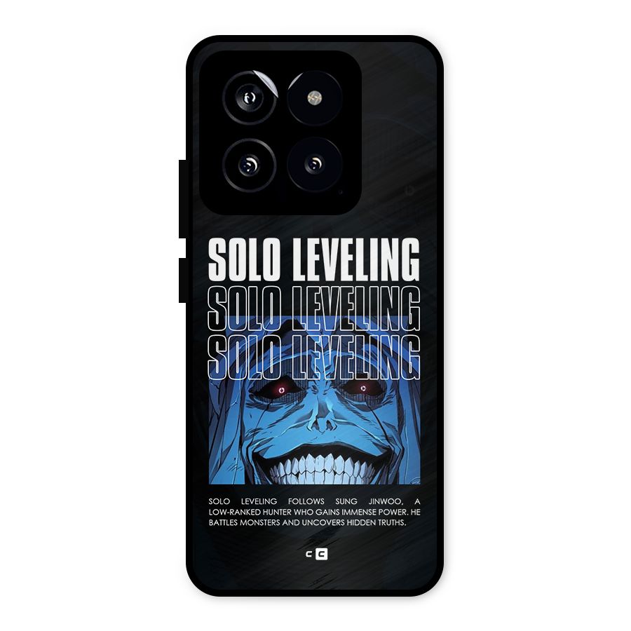 Solo Leveling Typo Metal Back Case for Xiaomi 14