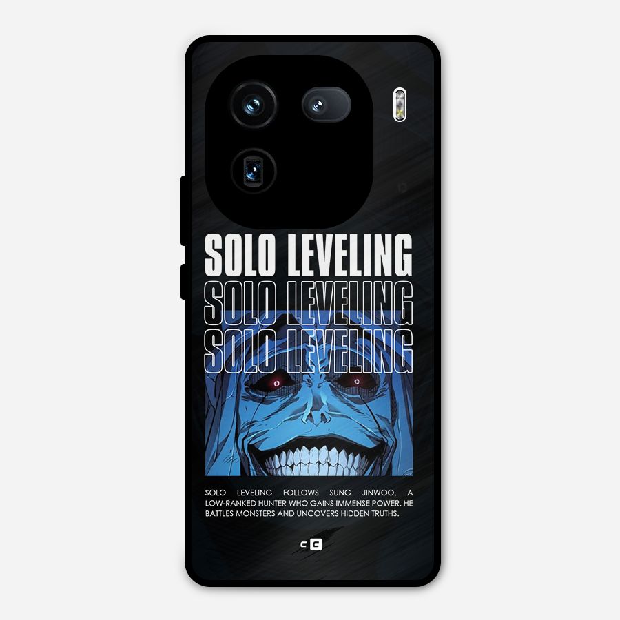 Solo Leveling Typo Metal Back Case for iQOO 12