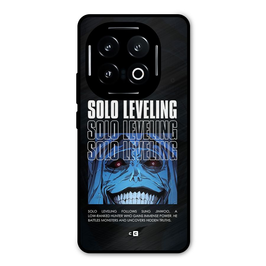 Solo Leveling Typo Metal Back Case for iQOO 13