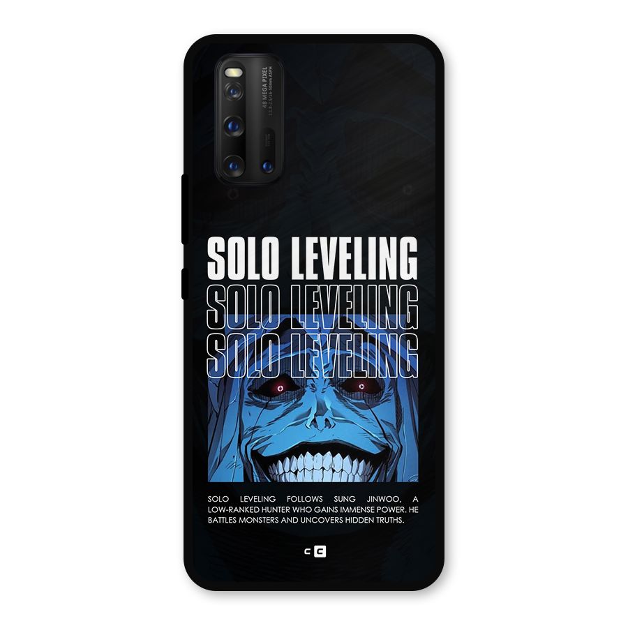 Solo Leveling Typo Metal Back Case for iQOO 3