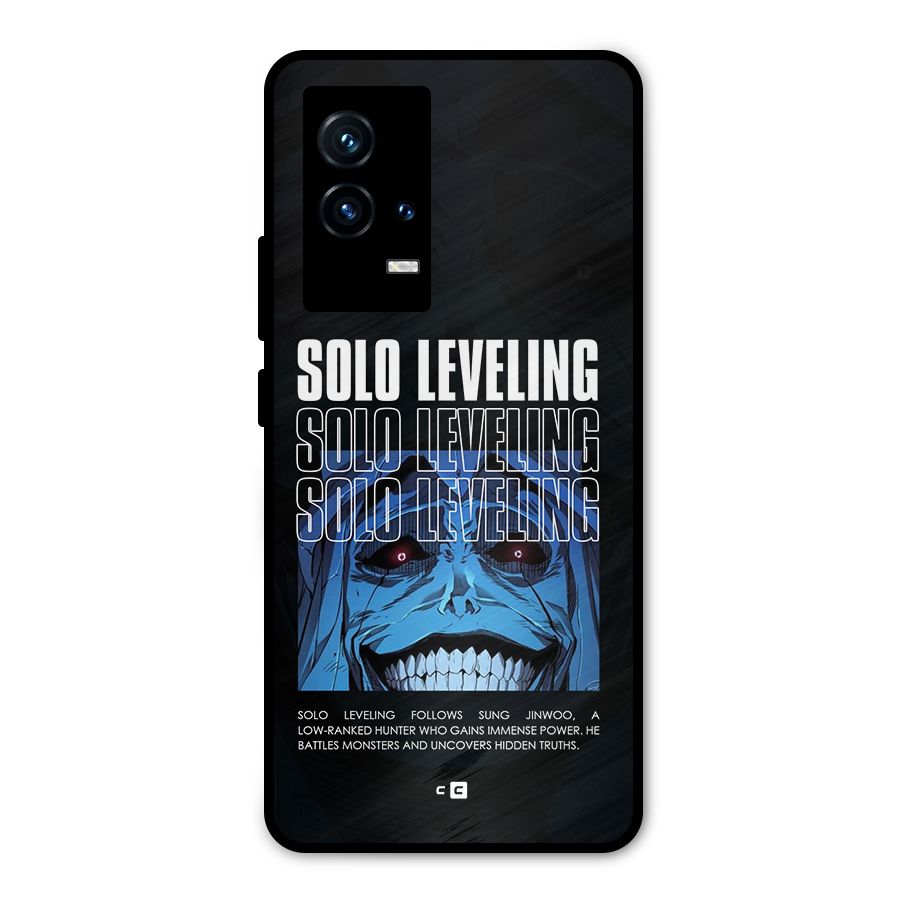 Solo Leveling Typo Metal Back Case for iQOO 9 5G