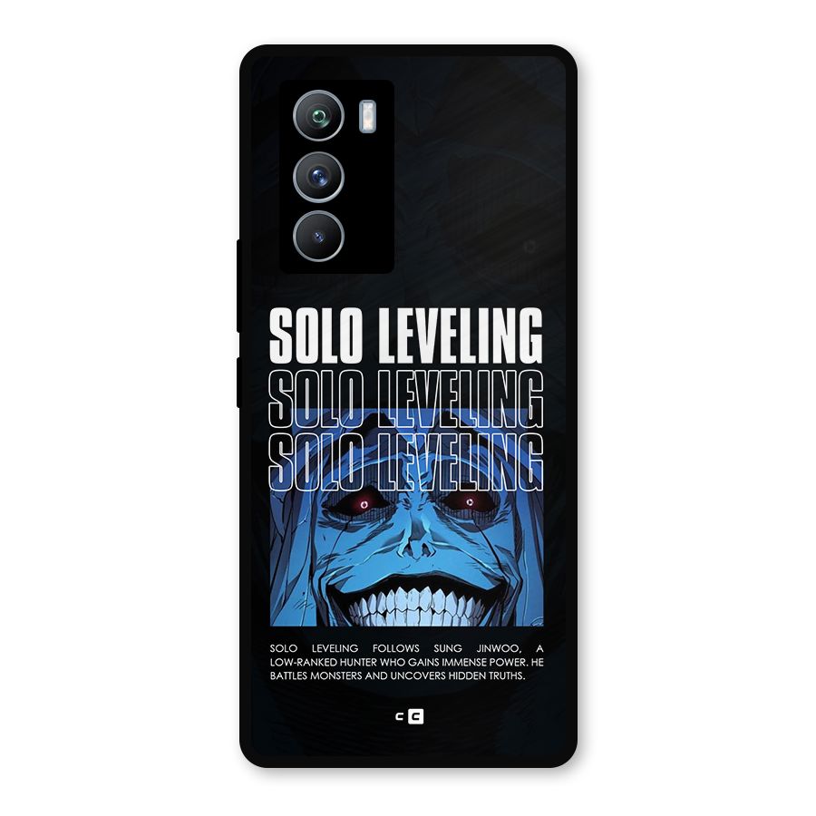 Solo Leveling Typo Metal Back Case for iQOO 9 SE