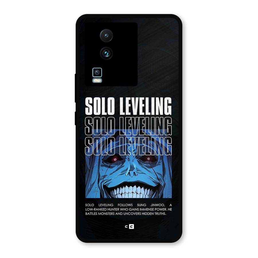 Solo Leveling Typo Metal Back Case for iQOO Neo 7