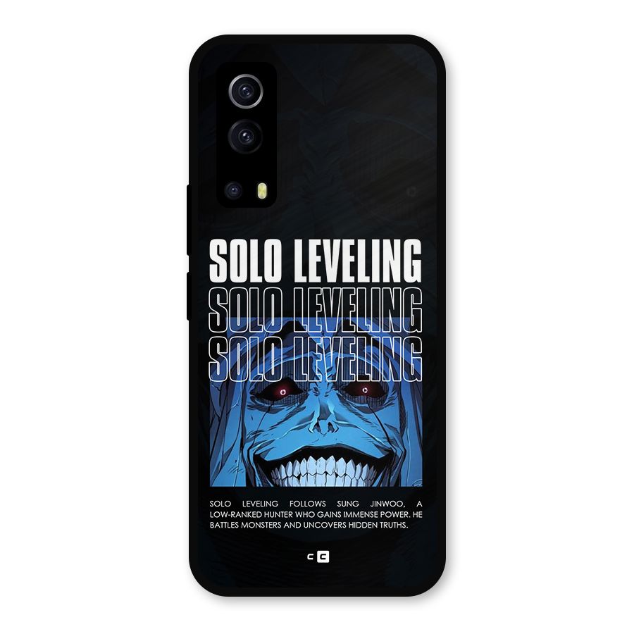 Solo Leveling Typo Metal Back Case for iQOO Z3