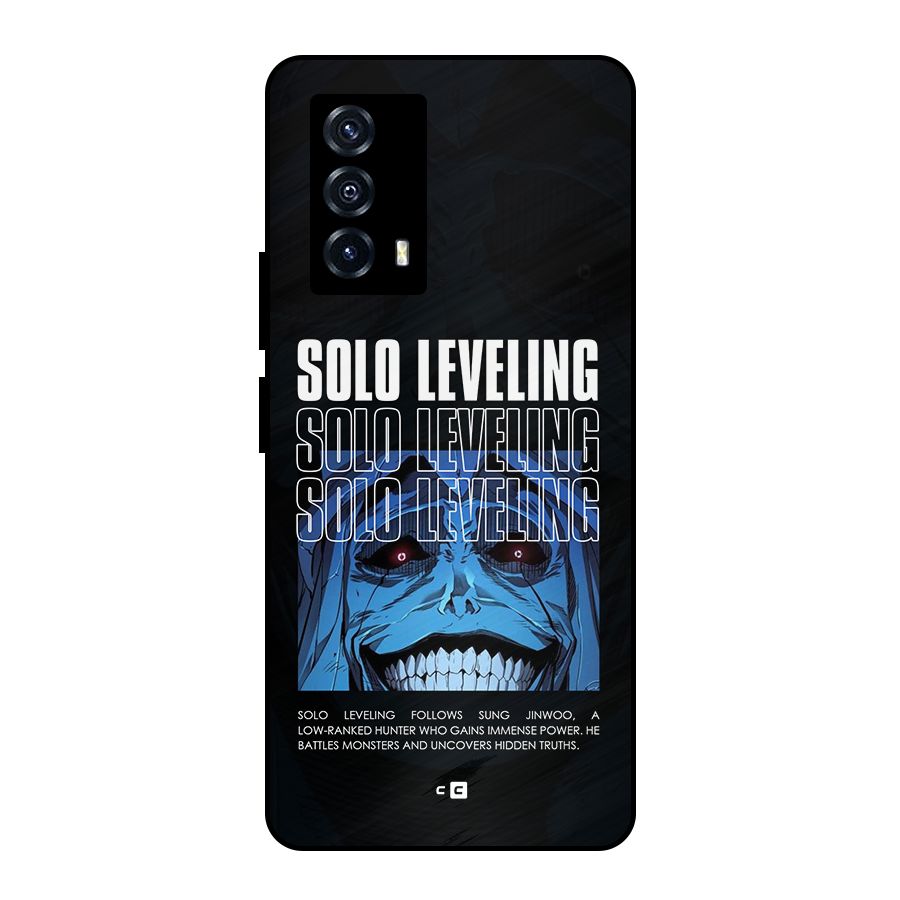 Solo Leveling Typo Metal Back Case for iQOO Z5
