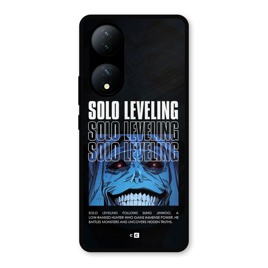 Solo Leveling Typo Metal Back Case for iQOO Z7