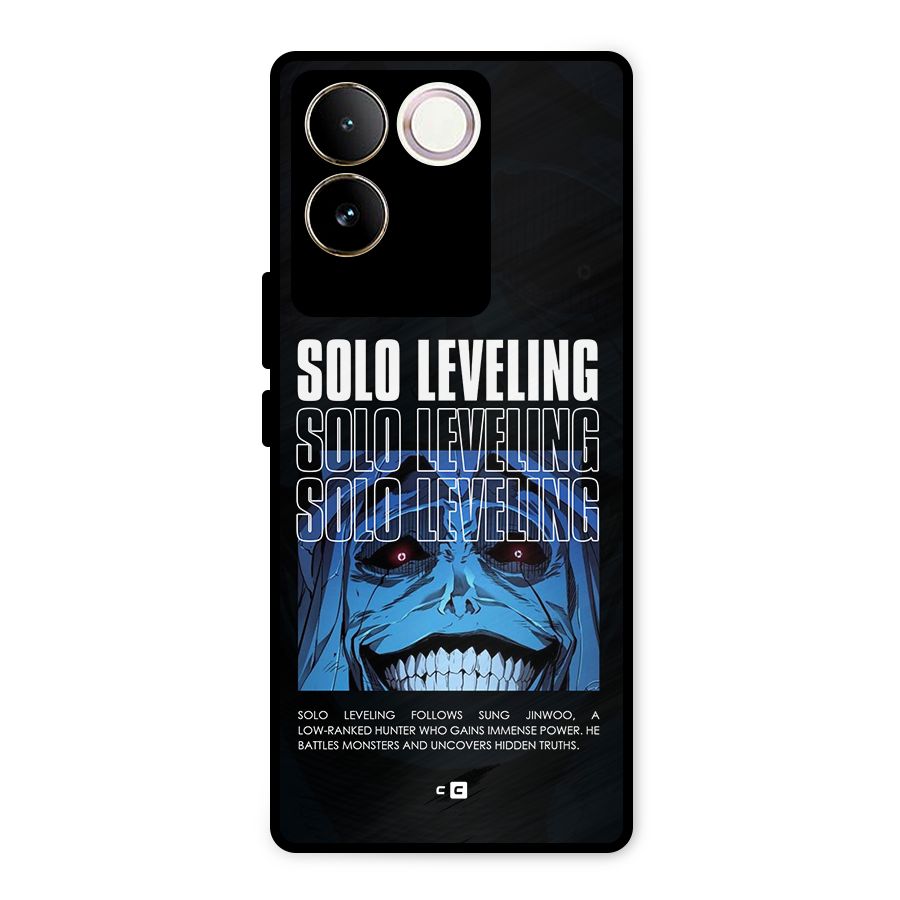 Solo Leveling Typo Metal Back Case for iQOO Z7 Pro