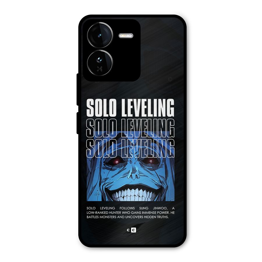 Solo Leveling Typo Metal Back Case for iQOO Z9