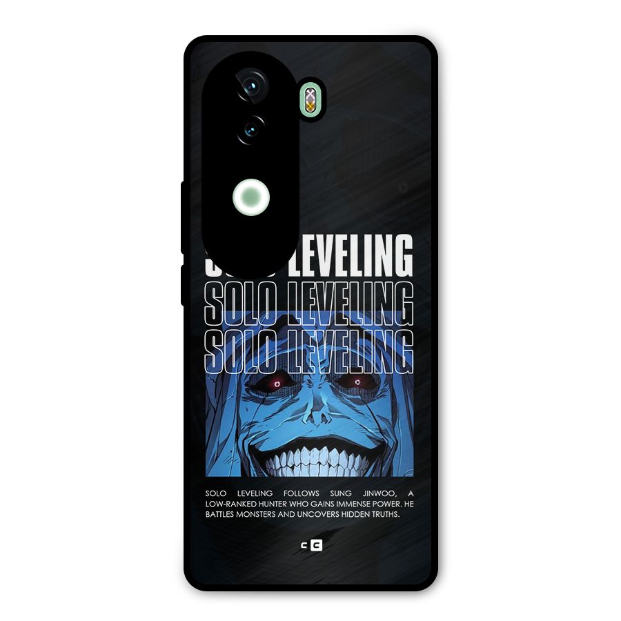 Solo Leveling Typo Metal Back Case for iQOO Z9s