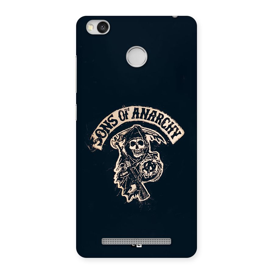 Sons Of Anarchy Back Case for Redmi 3S Prime