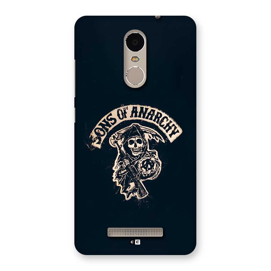 Sons Of Anarchy Back Case for Redmi Note 3