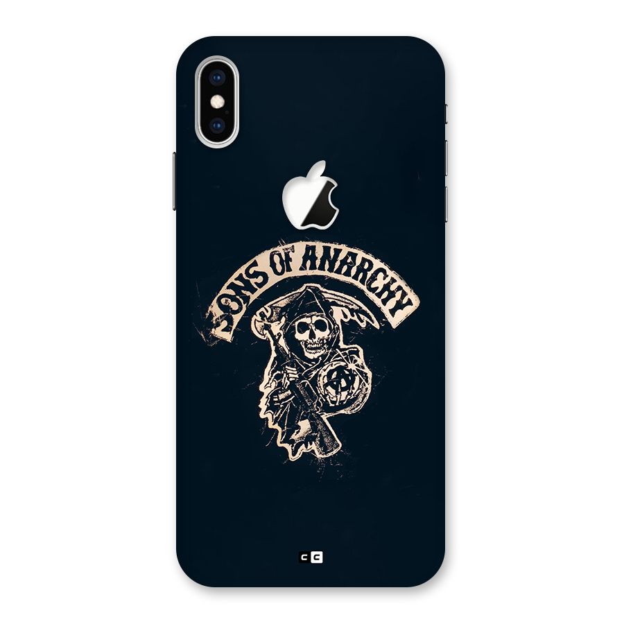 Sons Of Anarchy Back Case for iPhone XS Max Apple Cut