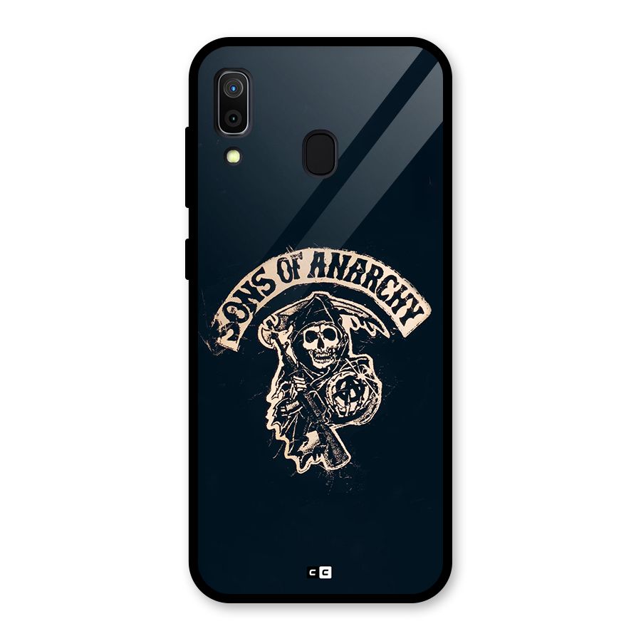 Sons Of Anarchy Glass Back Case for Galaxy A30