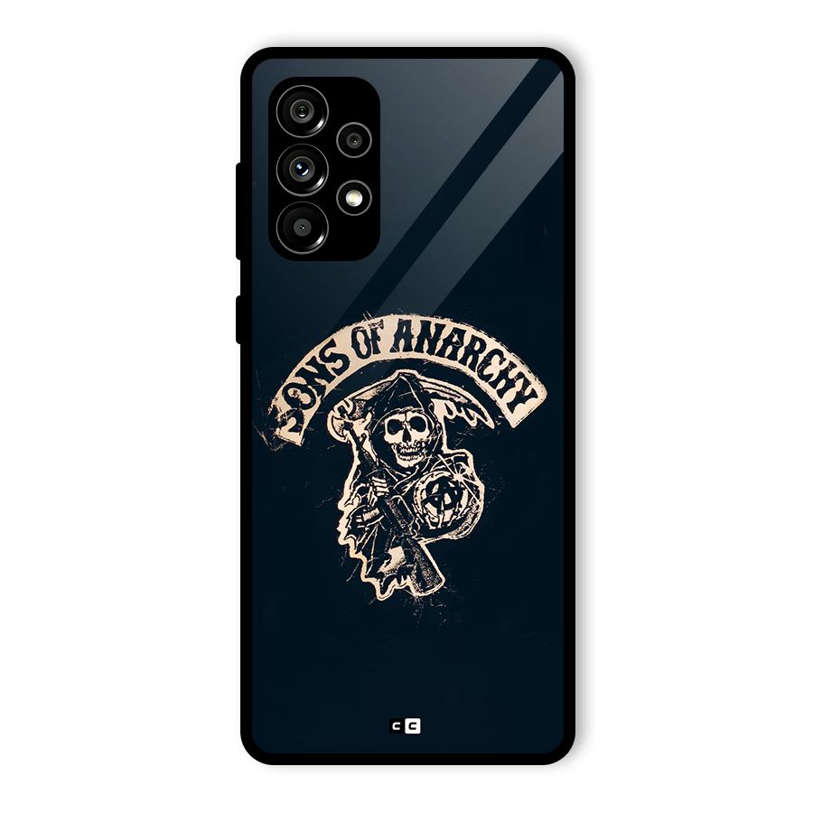 Sons Of Anarchy Glass Back Case for Galaxy A73 5G