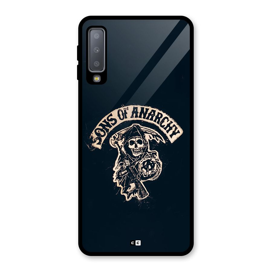 Sons Of Anarchy Glass Back Case for Galaxy A7 (2018)