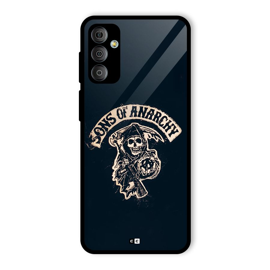 Sons Of Anarchy Glass Back Case for Galaxy F23