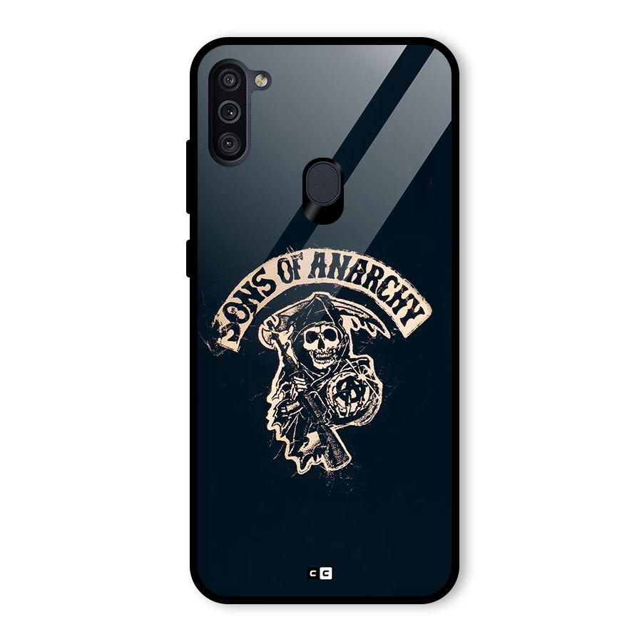 Sons Of Anarchy Glass Back Case for Galaxy M11