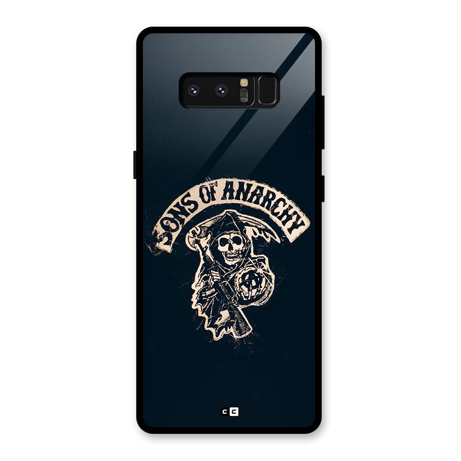 Sons Of Anarchy Glass Back Case for Galaxy Note 8