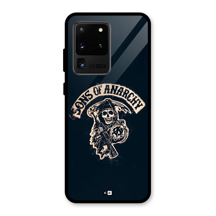 Sons Of Anarchy Glass Back Case for Galaxy S20 Ultra
