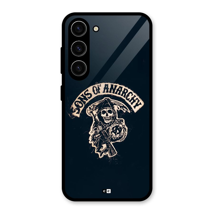 Sons Of Anarchy Glass Back Case for Galaxy S23