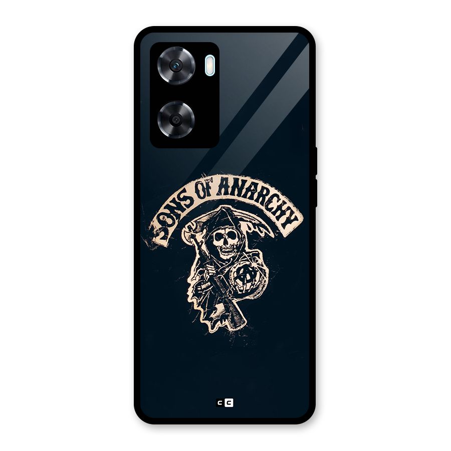 Sons Of Anarchy Glass Back Case for Oppo A77s